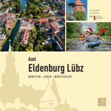 Titelbild der Informationsbroschüre "Bürgerinfo" - Amt Eldenburg Lübz Titelbild der Broschüre