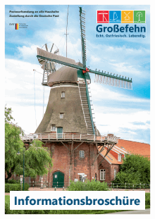 Titelbild der Informationsbroschüre "Bürgerinfo" - Gemeinde Großefehn Titelbild der Broschüre