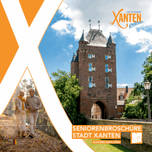 Titelbild der Informationsbroschüre "Senioren-Wegweiser" - Stadt Xanten Titelbild der Broschüre