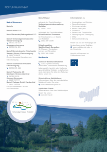 Titelbild der Informationsbroschüre "Bürgerinfo - Beileger" - Verbandgemeinde Beileger - Rodalben Titelbild der Broschüre