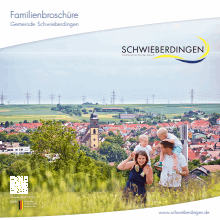 Titelbild der Informationsbroschüre "Familieninfo" - Gemeinde Schwieberdingen Titelbild der Broschüre